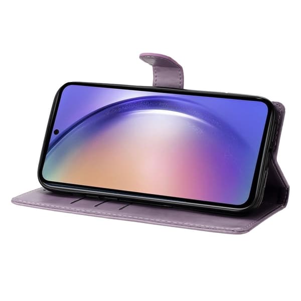 Plånboksfodral för Samsung Galaxy S26 Plus Konstläder - Lila