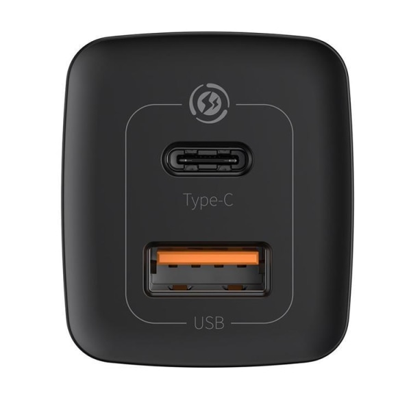 Baseus GaN2 Väggladdare USB Till USB-C 65W - Svart
