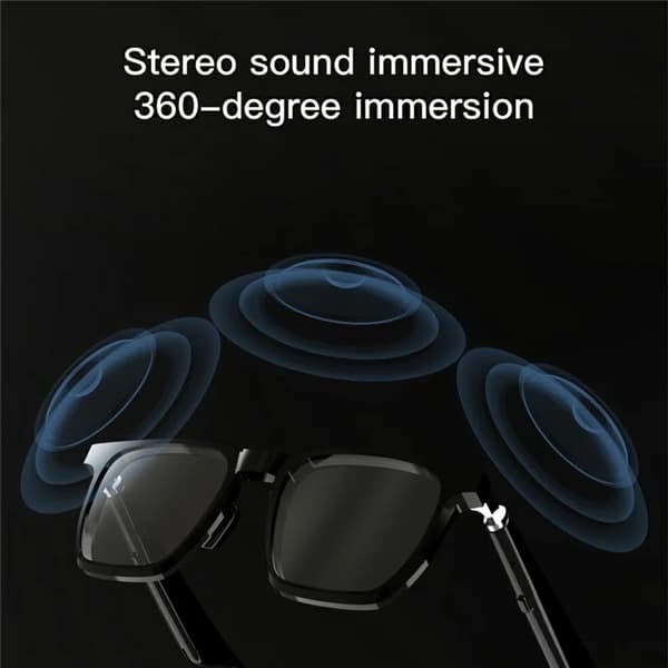 Smart Glasses Bluetooth-kompatibla hörlurar G01-09 - Vit