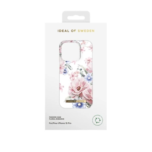 iDeal of Sweden iPhone 15 -matkapuhelimen suojakuori - kukkaromanttinen