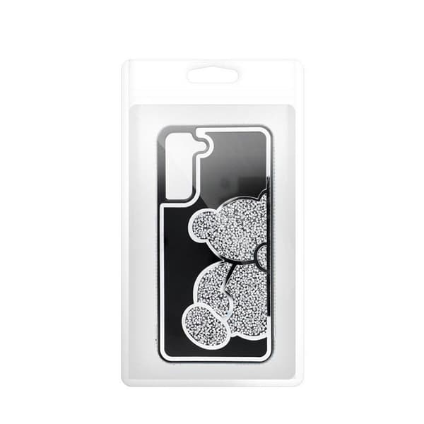 Telefontaske til Galaxy A15 4G/5G Bamse - Sølv Silver