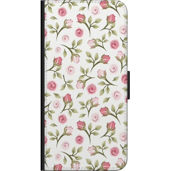 Plånboksfodral till Xiaomi Redmi Note 9 4G med Blommigt