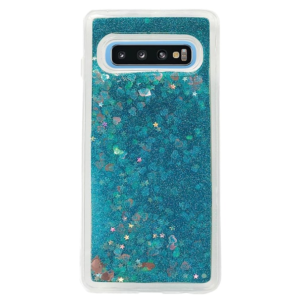 Glitter-kuori Samsung Galaxy S10 Plus -puhelimelle - sininen Blue