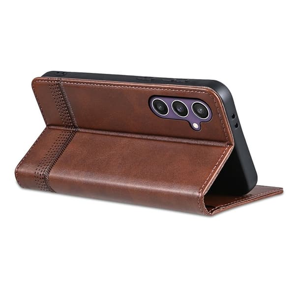 AZNS Samsung Galaxy A36 5G Plånboksfodral Konstläder - Brun