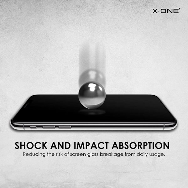 X-One iPhone 15 Pro Max Härdat Glas Skärmskydd Matte - Svart