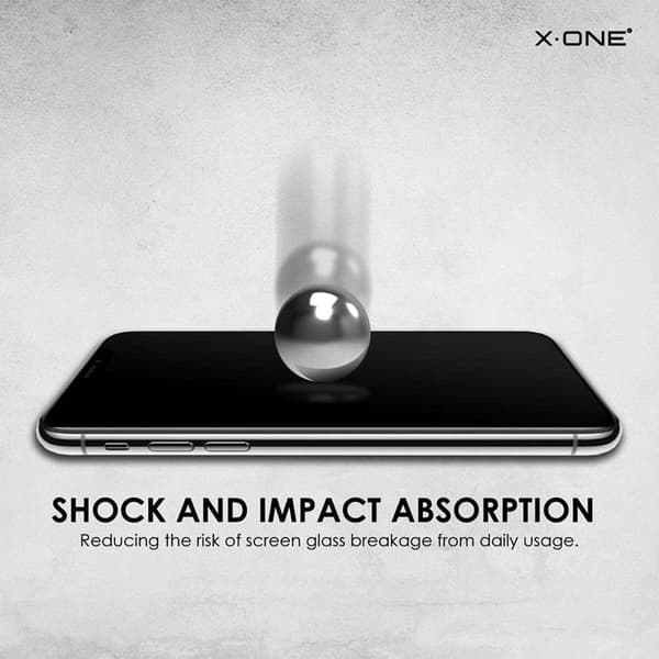 X-One iPhone 15 Pro Max Karkaistu lasi näytönsuoja Mattamusta