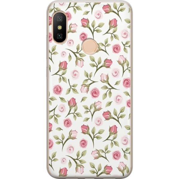 Mobilcover til Xiaomi Redmi 6 Pro med Blomstret