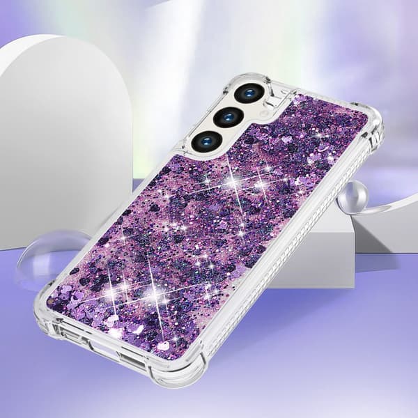 Mobilskal för Samsung Galaxy S26 Plus TPU Glitter Shockproof - Mörklila