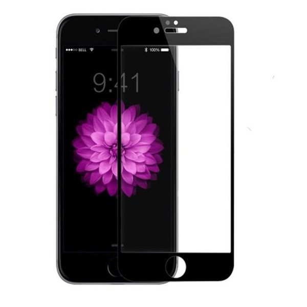 CoveredGear skärmskydd - iPhone 6 Plus Svart - Täcker hela skärm