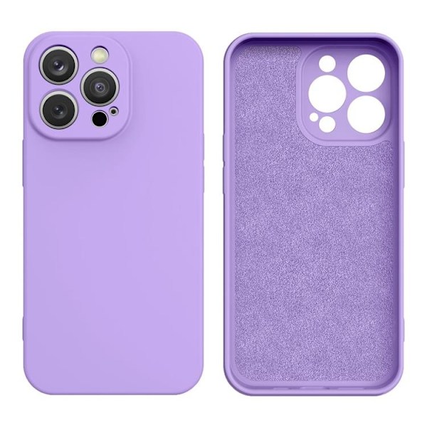 iPhone 14 Plus Skal Silikon - Lilla Lila