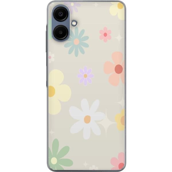 Mobilskal till Samsung Galaxy A06 med fejdande blommor