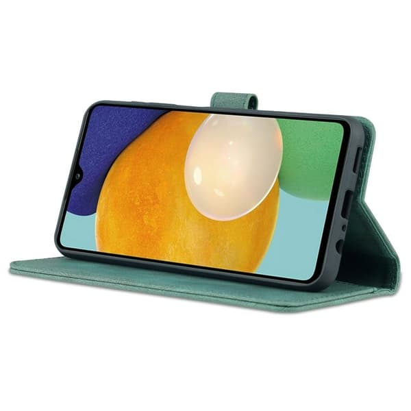 AZNS Samsung Galaxy A13 5G Plånboksfodral Konstläder - Grön
