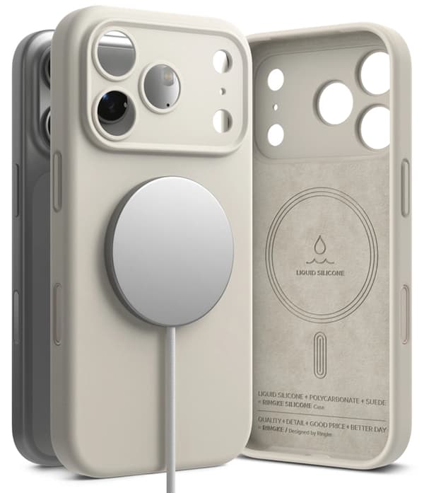 Ringke Mobilskal För iPhone 18 Pro Max Magsafe Magnetic Silikon - Stone