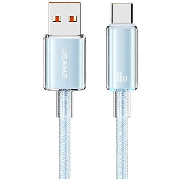 Usams USB-A til USB-C Kabel 1.2m Cloud - Blå Blå
