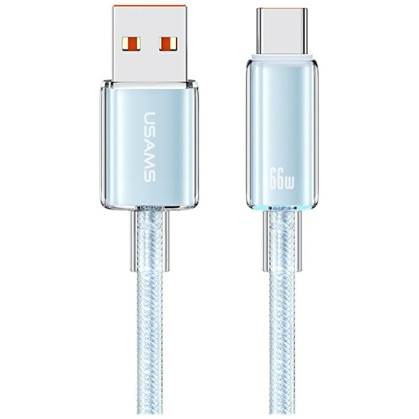 Usams USB-A till USB-C Kabel 1.2m Cloud - Blå