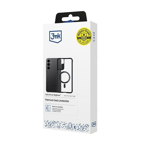 3MK telefontaske til Galaxy S24 Plus MagSafe Satin Armor