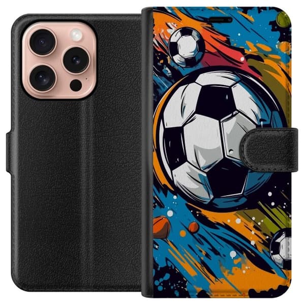 Apple iPhone 16 Pro Pung Taske med Fodbold