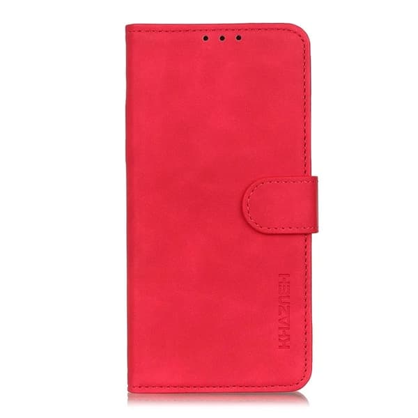 Khazneh Sony Xperia 1 VII Konstläder Plånboksfodral Retro Texture - Röd