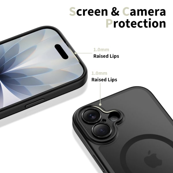 Tech-Protect Telefontaske til iPhone 17 Magsafe Peak - Mat Sort Svart