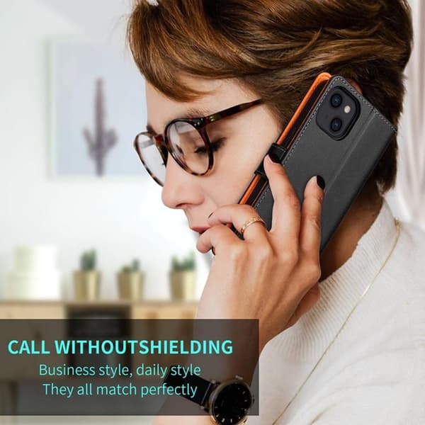 iPhone 14 Pro Max Pungetui Dual Flip - Sort Black