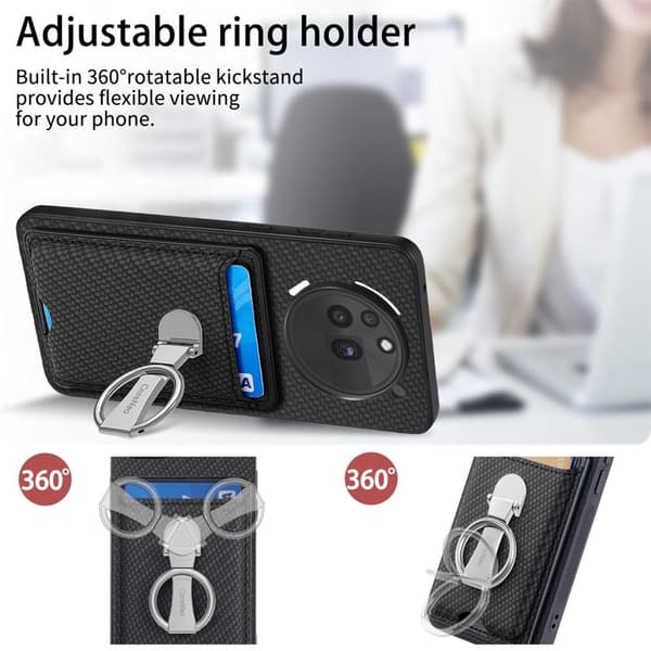 D.G Ming For Mobilskal till Nothing Phone (3a) Pro Äkta läder - Svart