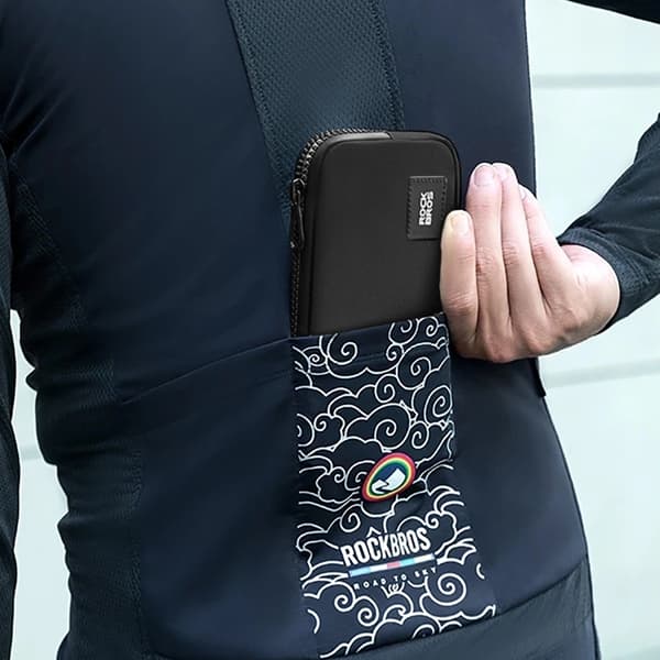 Rockbros Cykeltaske til Mobile Keys Pung 0,15 L - Sort Svart