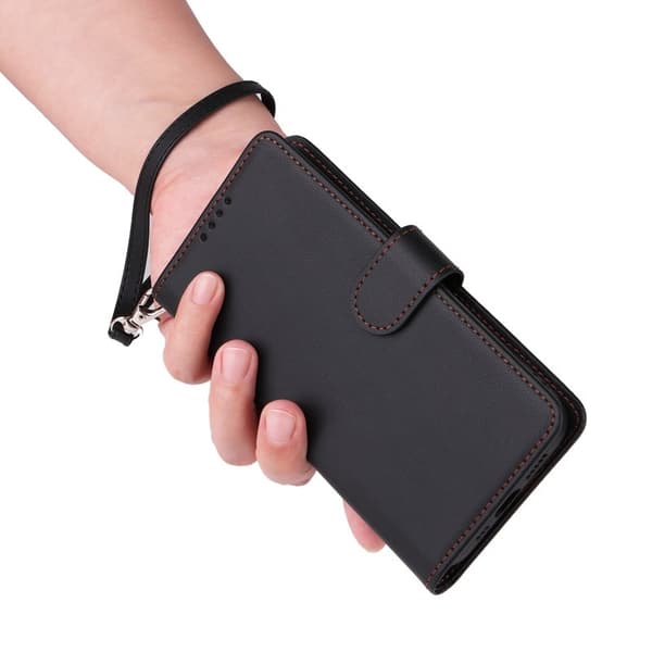 BETOPNICE iPhone 11 Pro Plånboksfodral Magnetiskt Konstläder - Svart