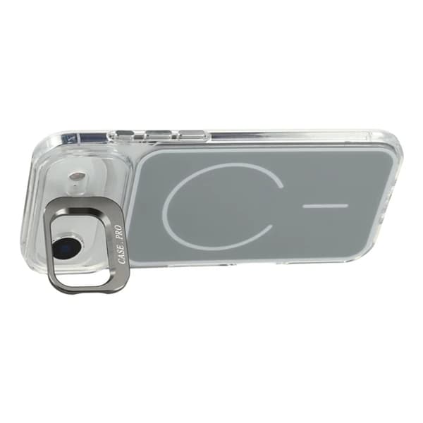 Mobilskal till iPhone Air MagSafe Lens Kickstand med Handrem Grå
