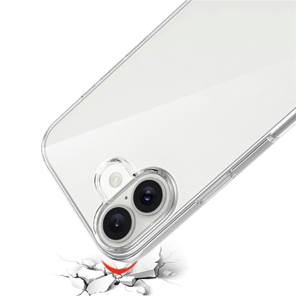 Mobilskal till iPhone 17 TPU med Härdat Glas - Clear Transparent