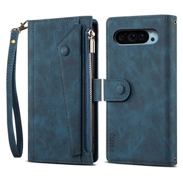 ESEBLE Star Series Google Pixel 9 Plånboksfodral Konstläder - Blå