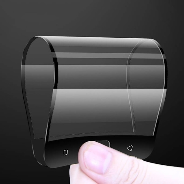 Wozinsky Full Cover Flexi Härdat Glas iPhone 12 mini Svart Svart