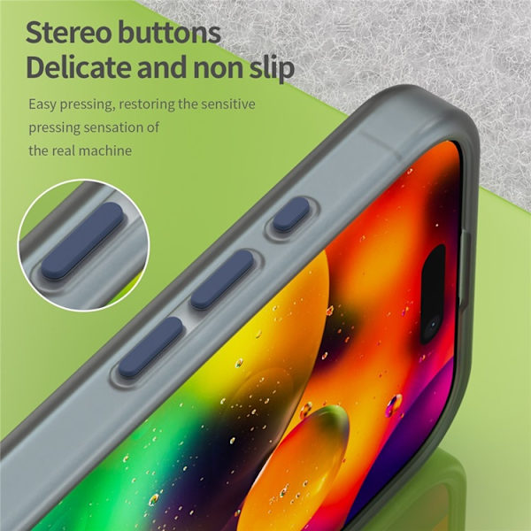 Mobilskal till iPhone 17 MagSafe Slim Matte Translucent - Mörkblå Blå