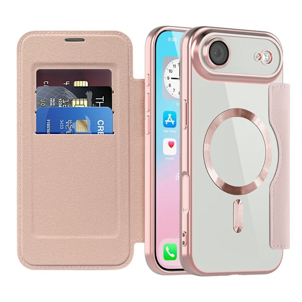 iPhone Air Plånboksfodral MagSafe RFID - Rosa Rosa