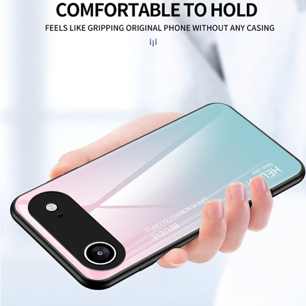 Mobilskal till iPhone Air Anti-Scratch - Gradient Blå/Svart Blå