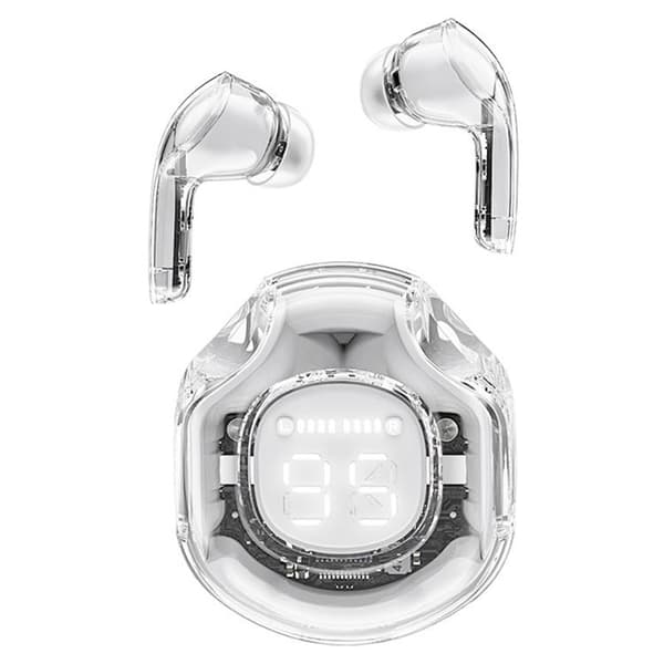 Acefast In-Ear Trådlösa Hörlurar Bluetooth - Vit Vit