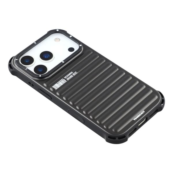 YOUNGKIT Mobilskal till iPhone 17 Pro MagSafe Suitcase Texture - Svart Svart