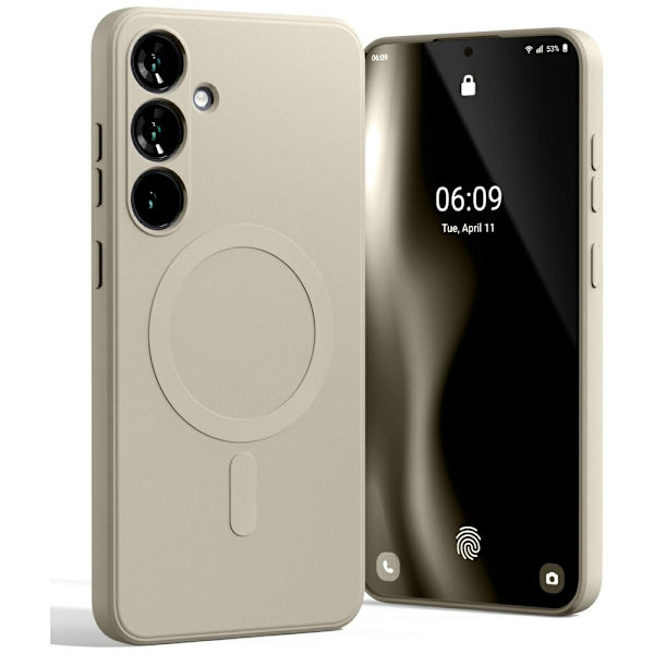 Mercury telefontaske til Galaxy S25 Plus MagSafe Semi-silikone - Sten