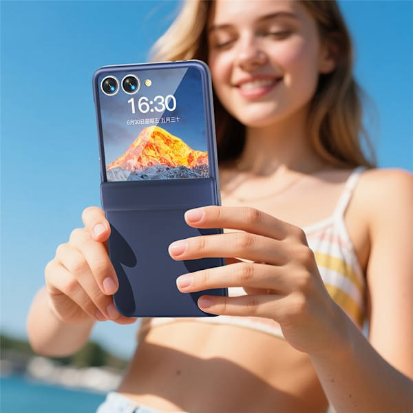 Mobilskal till Galaxy Z Flip7 Hinge Protection - Blå Blå