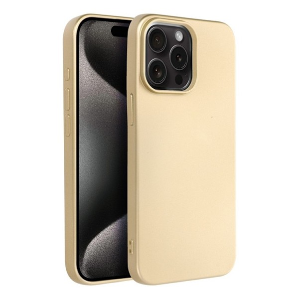 Mobilskal till iPhone 15 Pro Metallic - Guld Guld