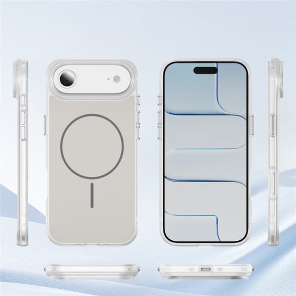 Mobilskal till iPhone Air MagSafe Skin Touch TPU PC - Vit Vit