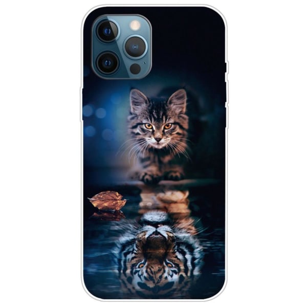 iPhone 14 Pro Max Cover TPU - Kat/tiger