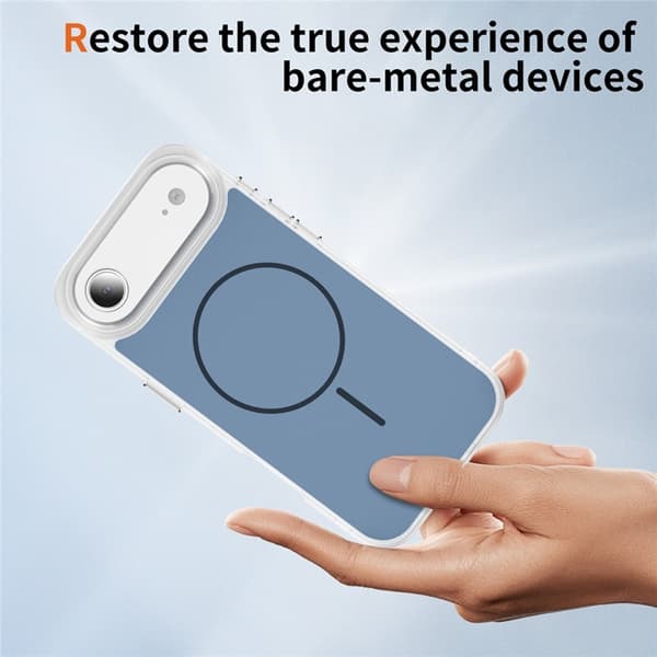 Mobilskal till iPhone Air MagSafe Skin Touch TPU PC - Blå Blå
