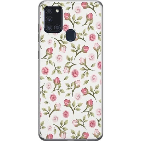 Mobilskal till Samsung Galaxy A21s med Blommigt