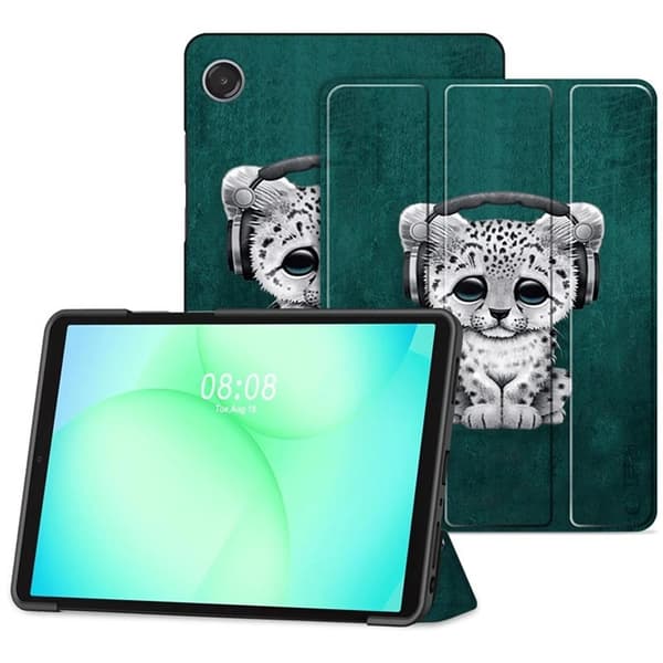 Tech-Protect Galaxy Tab A9 Fodral Smart - Sad Cat Grön