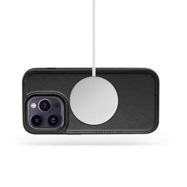 Tech-Protect iPhone 15 Pro Max Plånboksfodral Magsafe - Svart