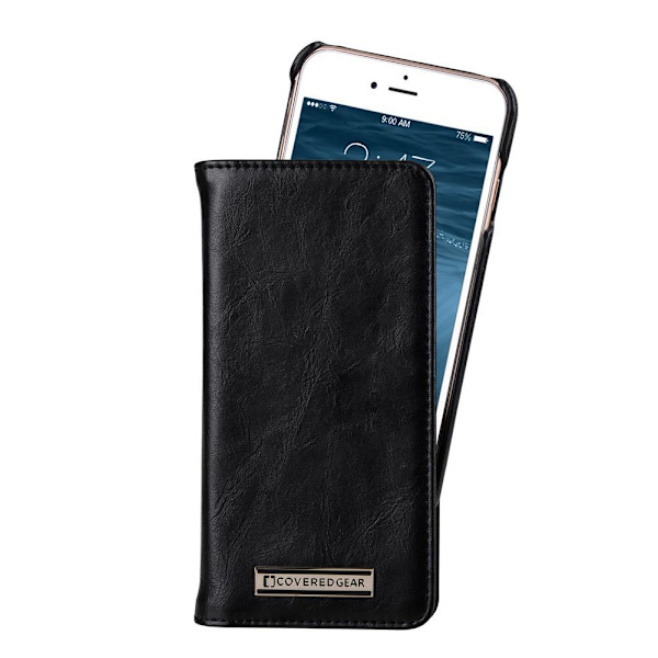 CoveredGear Signature Plånboksfodral till iPhone 6 (S) Plus - Svart Svart
