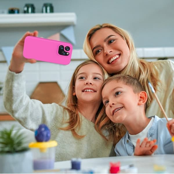 Mobilskal till iPhone 13 Pro Max Shockproof EVA - Rosa Ros
