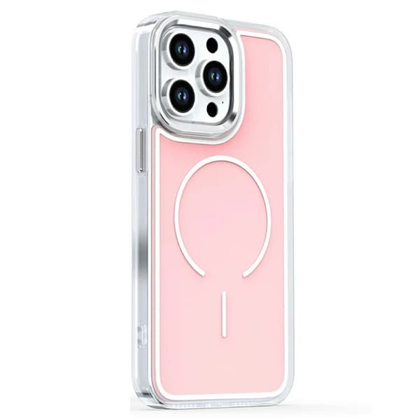 Mobilskal till iPhone 15 Pro Magsafe Electroplated - Rosa Rosa