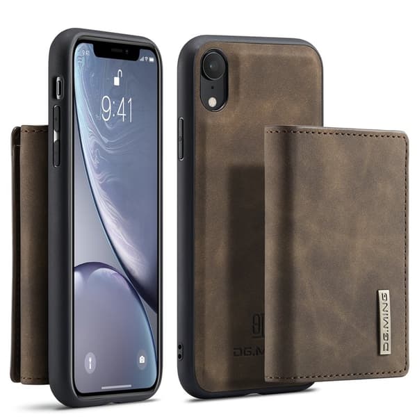 DG.MING M1 Series Mobilskal Hybrid med Ställ och Magnetficka - Brun