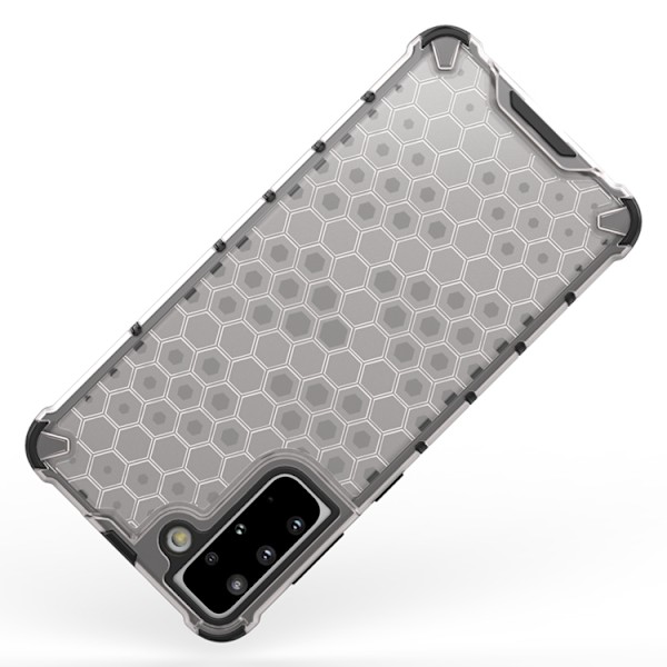 Galaxy S22 Skal Honeycomb Armored - Transparent